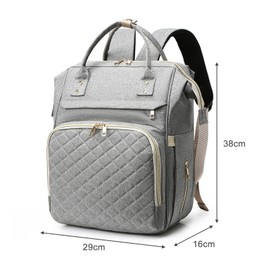 Diaper Bag Backpack Portable Nylon Fabric Adjustable Shoulder Strap Diaper Bag for Women