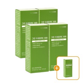 Nutricore [5 items] Nutricore Acerola C 300 Green Acerola 4+1 / [5개] 뉴트리코어 아세로라C 300 그린 아세로라 4+1