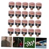 BESPORTBLE 2sets Pool Stick Tips Billiard Replacement Leather Billiard Necessity