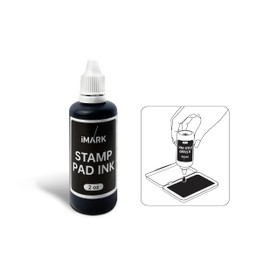 iMARK Premium Refill Ink for Self-Inking Stamps, Daters and Stamp Pads (2 oz, Black)