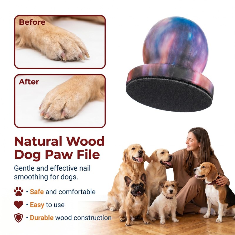Dog Nail File with 6Pcs Replaceable Filing Disc, Dog Scratch