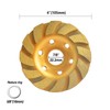 Gunpla 4 inch Concrete Turbo Diamond Grinding Disc Wheel 12