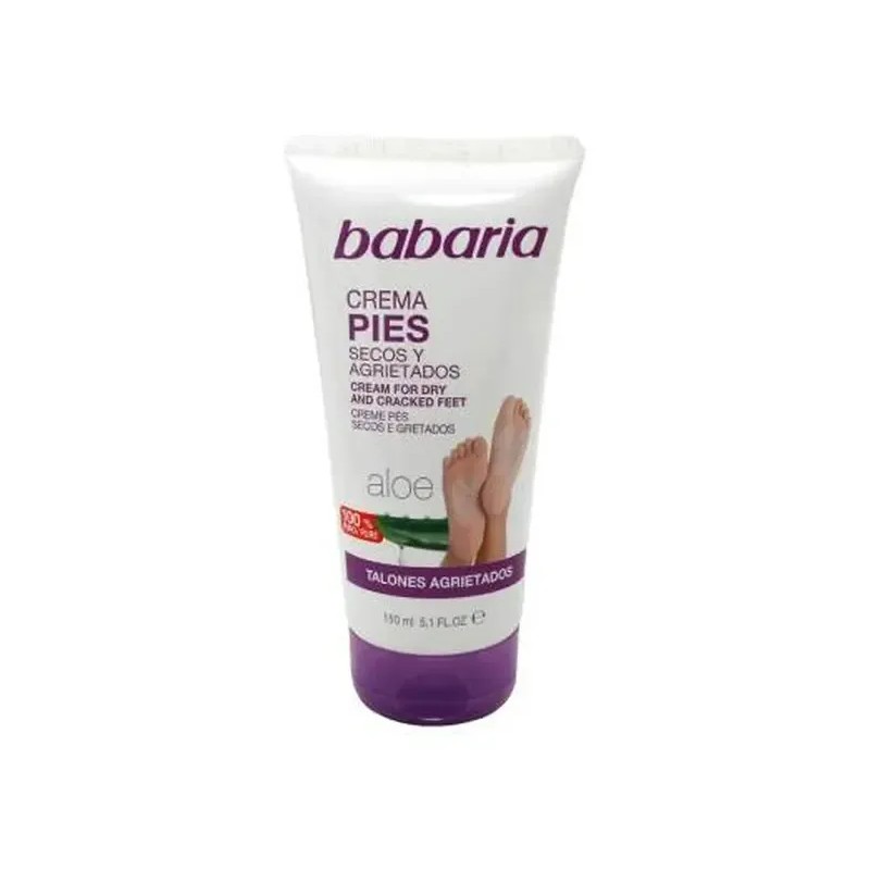 Crema Aloe Babaria Pies Talones Secos Agrietados × 150ml
