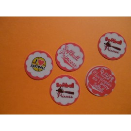 Unbranded Pre Cut One Inch Bottle Cap Images SOFTBALL Free Shipping - photo, 25 images