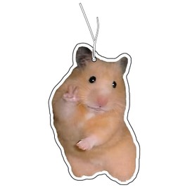 CME.Promo 2x Duftbaum mit Hamster Motiv, Auto lustig Duftspender, Duftbaum Auto tuning, Lufterfrischer, Duftanhänger Auto, Duftbaum Set Auto