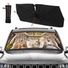 CHILL·TEK - Paraguas divertido para parabrisas de coche, divertido paraguas
