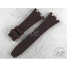 Audemars Piguet AP Bands Scuta 100% Rubber Strap Brown For Audemars Piguet Royal Oak Offshore - Regular - 105mm x 70mm, Brown