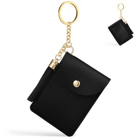 Yardenfun Cute Card Holder Keyring Pu Leather Credit Card Pouch Id Card Purse Tassel Dec