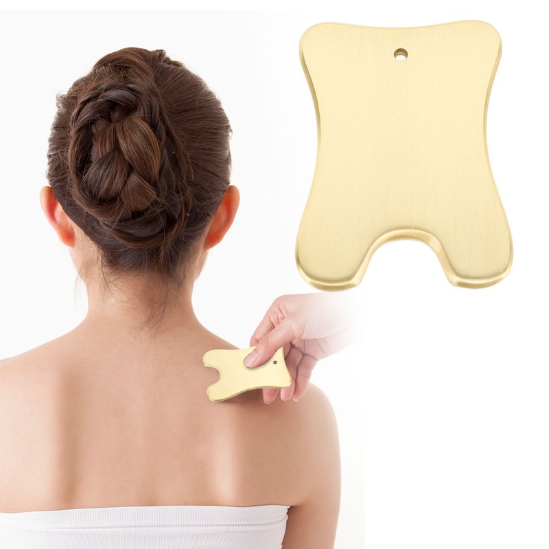 Copper Massage Scraping Tool Ancient Coin Shapes Universal Gua Sha