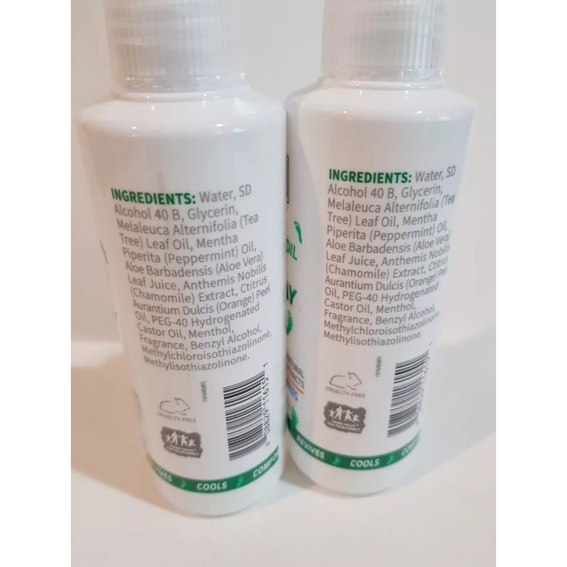 Lucky Super Soft 2x Natural Foot Spray Odor Eliminator Athlete