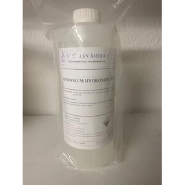 Ammonium Hydroxide 28% Liquid - NH4OH Solution - Made in USA - Size: 16 fl oz