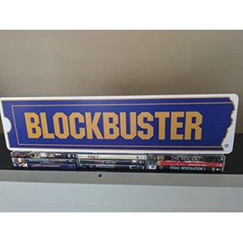 Sign Blockbuster Aluminum Display 6" x 24"