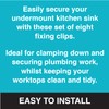 ENKI SA015 Undermount Kitchen Sink Fixing Clips Brackets Clamps 8