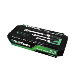 YLP Tools 1/4'' 3/8'' 1/2'' Torque Wrench 3 set