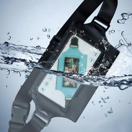 Waterproof Waist Bag & Crossbody Pouch for Smartphones Case Mint