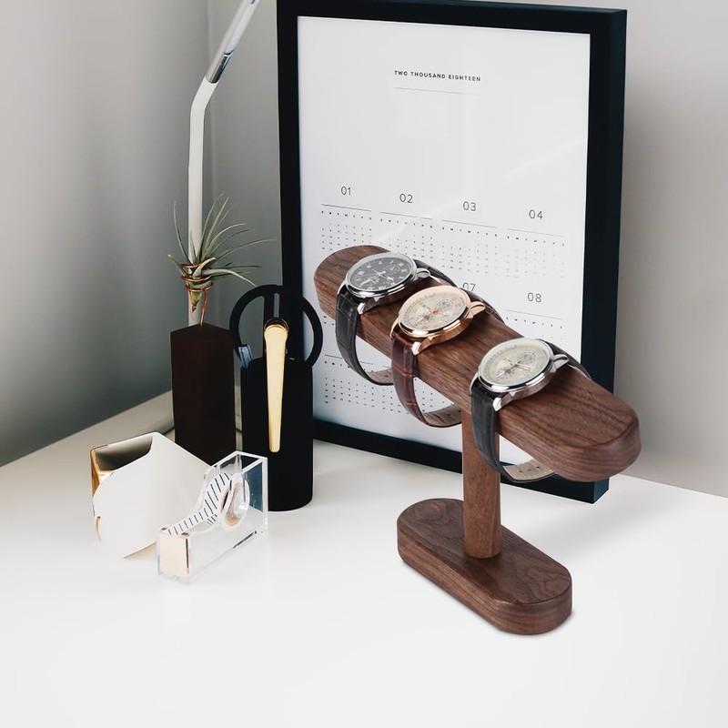 Baskiss Luxury Wooden Watch Stand, Watch Stand, Watch Stand, Display