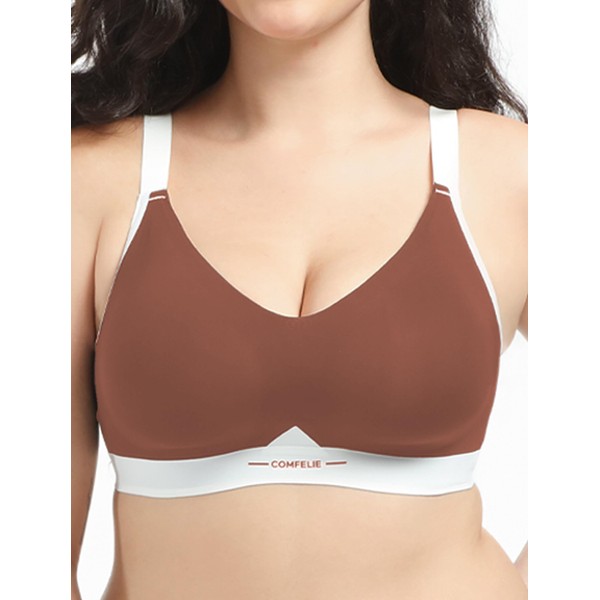 COMFELIE No Underwire T-Shirt Bra Buttery Smooth Seamless Push Up