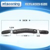 Mtsooning Luggage Handle Replacement Parts,150mm Leather Suitcase Grip Pull Carry