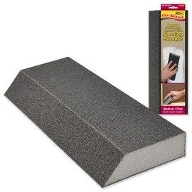 IVY Classic 42030-6 Medium/Fine Angled Drywall XL Sanding Sponge, Flex-Abrasive, 6-Pack