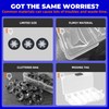 NexSync 350PCS 65Mn Steel Internal Tooth Star Lock Washers Kit