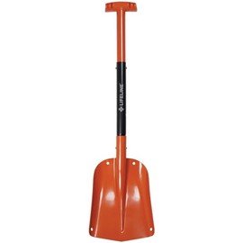 Lifeline 4017 Aluminum Sport Utility Shovel, 3 Piece Collapsible Design, Perfect Snow Shovel for Car, Camping and Other Outdoor Activities, Orange