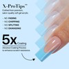 SXC Cosmetics X-Pro Tips French Tip Press On Nails -