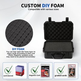 Moubruk Trading Card Storage Case Toploaders card case | Stores 350+ Toploaders, Fits 3"x4" Sports Cards & ONE-Touch Magnetic Holders