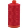 Aurifil Mako Cotton Thread Solid 50wt 1422yds Paprika, Green