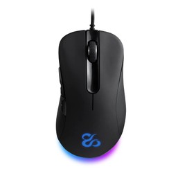 NEWSKILL Atreo Professional Gaming Maus, kabelgebunden, anpassbare RGB-Beleuchtung, optischer Sensor, 6200 DPI einstellbar, 5 programmierbare Tasten, Sniper-Taste, 30G, PC/Mac, Schwarz