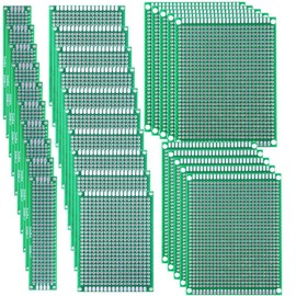 YUNGUI 20 Pcs 2x8cm PCB Board Small Prototype Boards Universal Printed Circuit Boards Breadboard for DIY Soldering Electronic Project