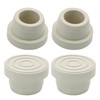 Ganivsor (4/Pack) Pool Ladder Bumpers (White) for Inground Pool -