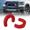 TECHPICCO Front Tow Hooks Covers Hitch Cover Customized Car Tow