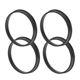 TUCKBOLD Car Wheel Hub Centric Rings Durable Wheels Center Shaft Shock Absorbing Hubrings Black 4 Pcs OD 76.1mm to ID 70.6mm Polycarbonate