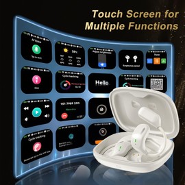 WingFly AI Translator Headphones, 134 Languages Translation Device Headphones with App, AI Headphones for Real-time Voice Translation, Translator Earbuds for iOS and Android, Travel and Business