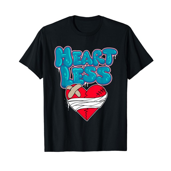 Heartless shirt, Heart broken shirt, No Love, Retro, Hip-Hop T-Shirt