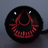 52mm Universal Boat Rudder Angle Indicator 0-190ohm Signal with Rudder