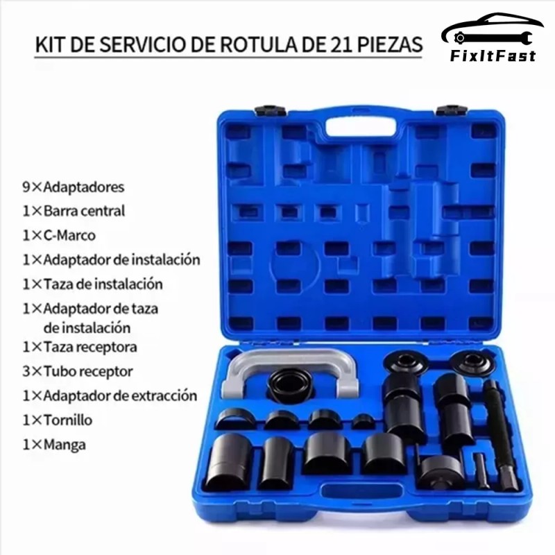 FixltFast Herramienta De Extracción De Rótula 21 Piezas Extractor Tipo