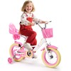Glaf Toddler Girls Bike with Training Wheels for Age 2-9