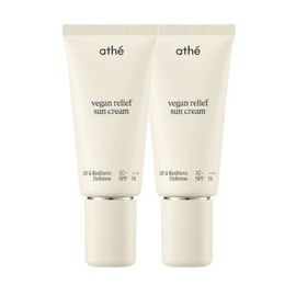 Ate Vegan Relief Inorganic Sunscreen 50ml x 2 / 아떼 비건 릴리프 무기자차 선크림 50ml x 2개