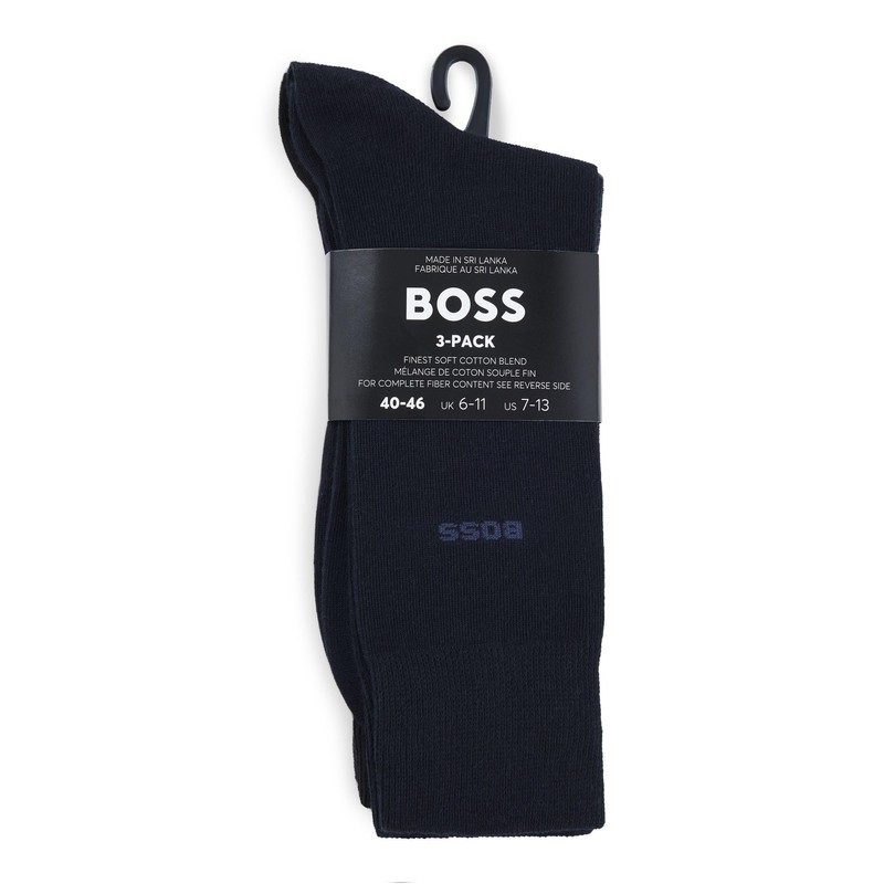 BOSS Men's 3P RS Uni CC Socks, New-Open Miscellaneous961, 43-46