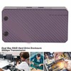 RAID Hard Drive Enclosure NVMe Dual Bay 20Gbps 4 Modes