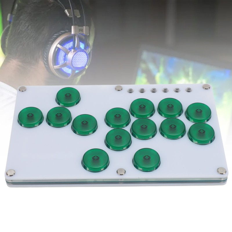 All Button Arcade Controller Arcade Fighting Stick 14 Keys All