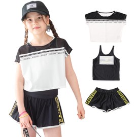 Arisana Swimwear, Children, Girls, Kids, Junior, Separate Children, Swimwear, Set of 3, 01.black