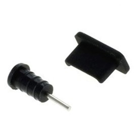 subtel Universal Dust Plugs Set w/USB Type C Dust Cover and 3.5mm Earphone Jack Port Plug, Anti Dust Protectors Compatible with Most Smartphones