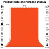 LYLYCTY 5x7FT Orange Screen Backdrop for Photography Solid Color Photoshoot