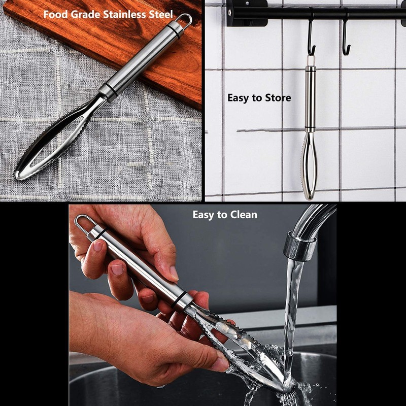 Nuyoah Fish Scale Remover, Fish Scale Remover, 304 Stainless Steel
