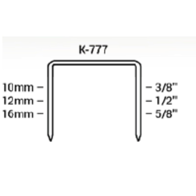 Klinch-Pak K-777/10 3/8” Leg by 1/2" Wide Heavy-Duty Galvanized Plier