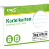 RNK 115080 Index Card Box A8 Lined 5 mm White,