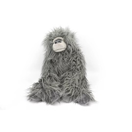 CWG Gorilla, Grey Shaggy, Large  Super Soft Plush Animal Toy     14"    RI04 B251