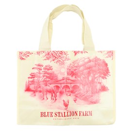 Blue Stallion Market Shopping Bag